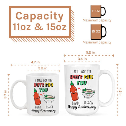 I Still Got The Hots Pho You - Personalized Anniversary, Valentine's Day gift for couple - Custom Mug - MyMindfulGifts