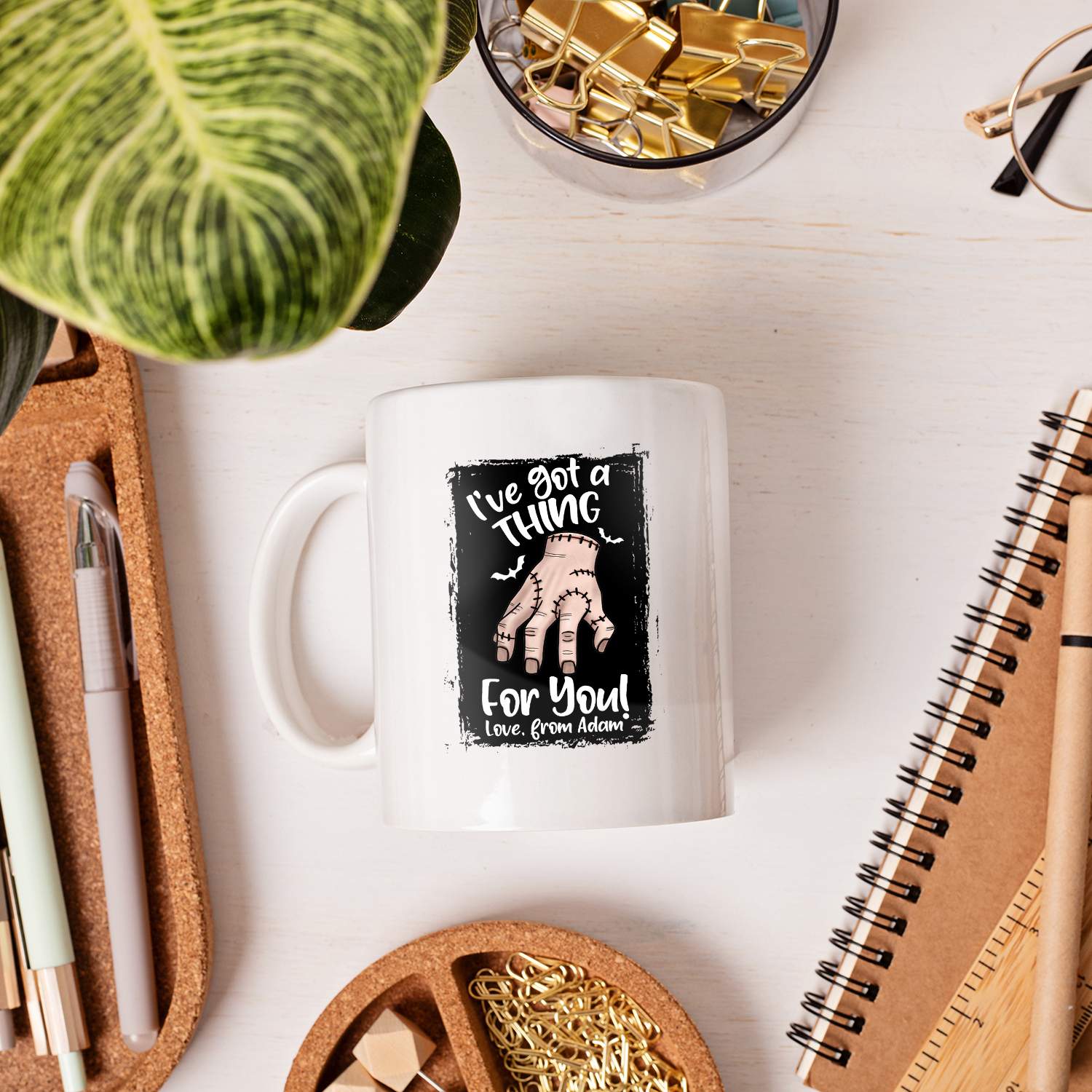I've Got A Thing For You - Personalized Anniversary or Halloween gift for Boyfriend or Girlfriend - Custom Mug - MyMindfulGifts