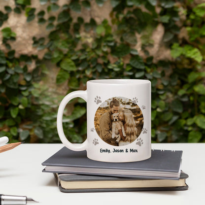 The Dog Is My Favorite But I Love You Too - Personalized Anniversary, Valentine's Day, Birthday or Christmas gift For Him or Her - Custom Mug - MyMindfulGifts