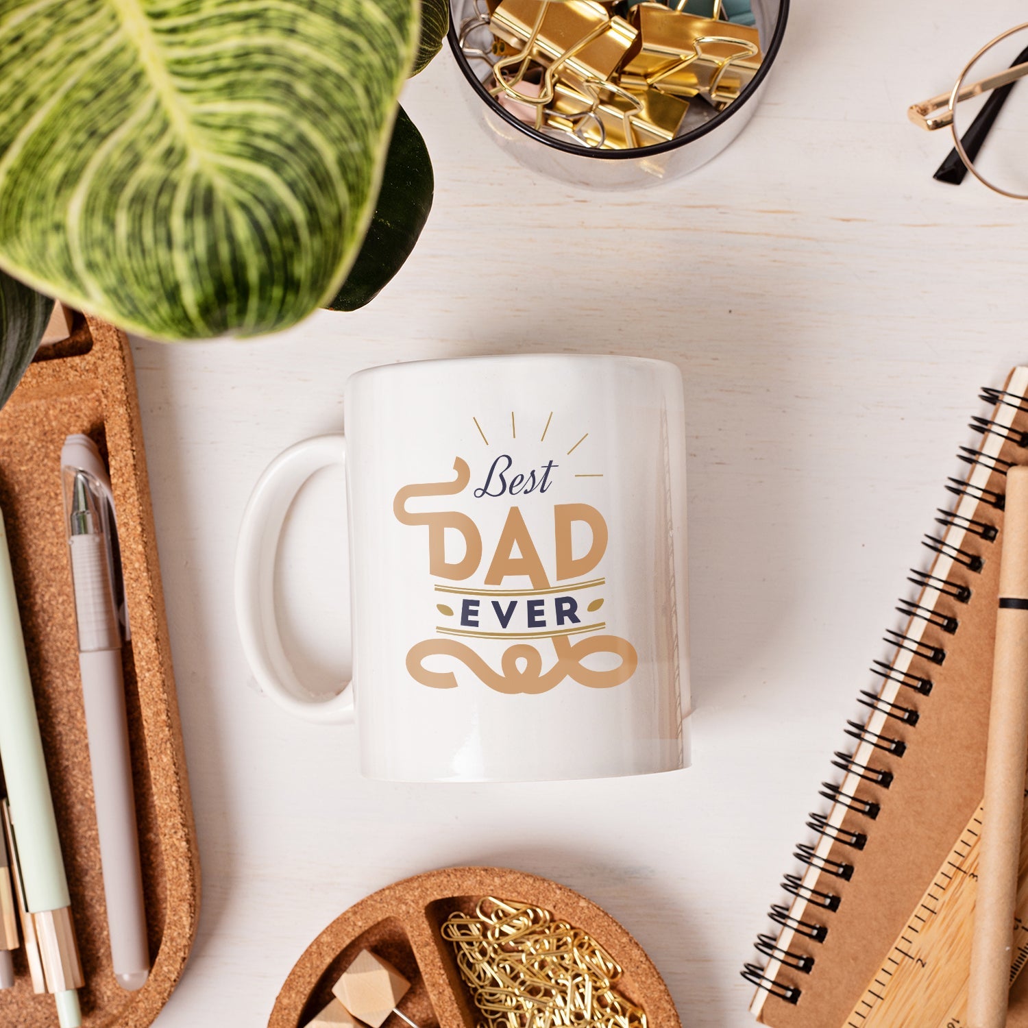 Best Dad Ever - Personalized Father's Day or Birthday gift for Dad - Custom Mug - MyMindfulGifts