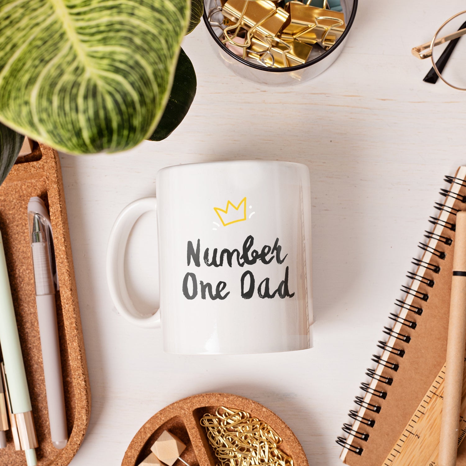 Number One Dad, Coolest Daddy - Personalized Father's Day or Birthday gift for Dad - Custom Mug - MyMindfulGifts