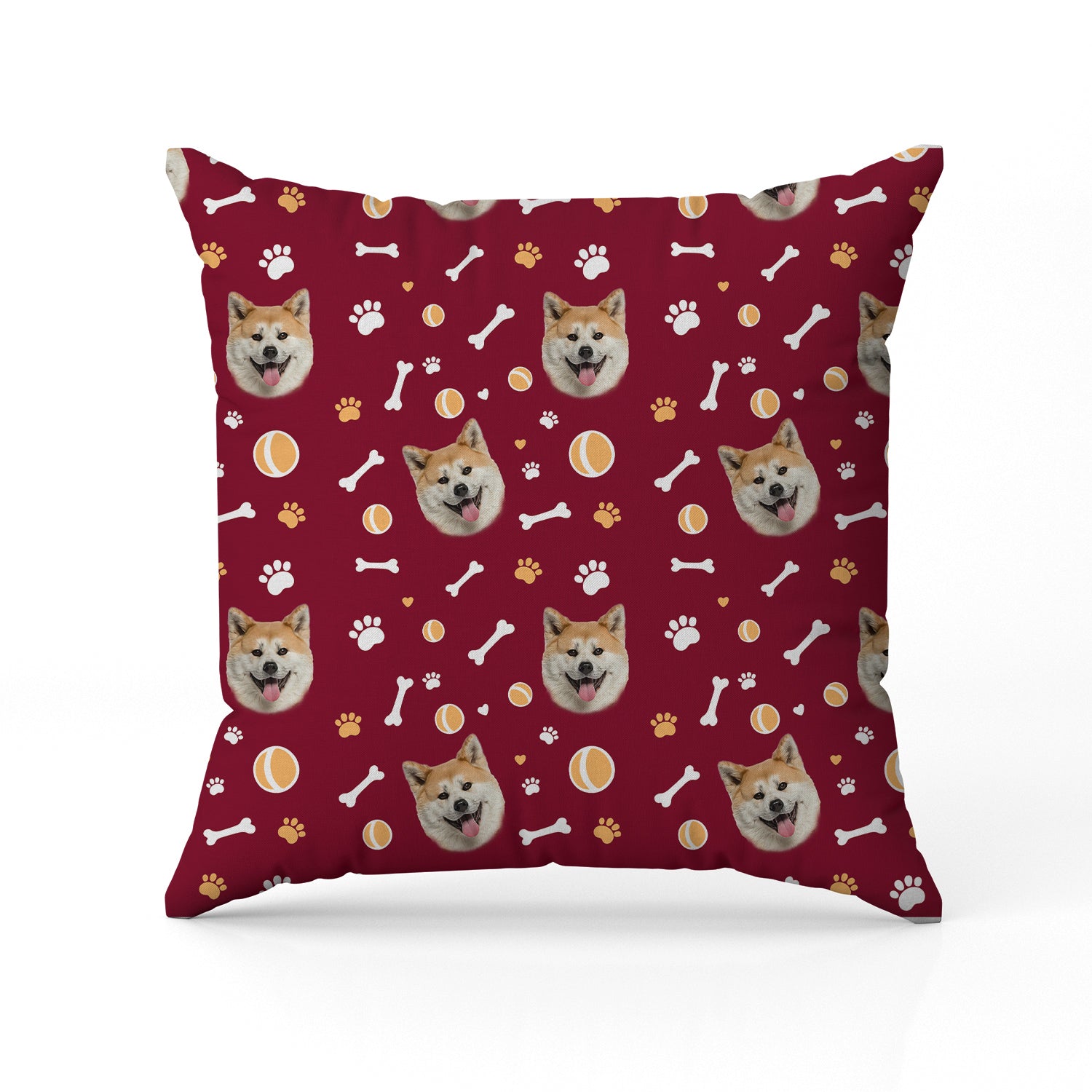 Dog Face - Personalized Birthday or Christmas gift For Dog Lovers - Custom Pillow - MyMindfulGifts