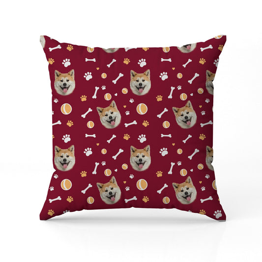 Dog Face - Personalized Birthday or Christmas gift For Dog Lovers - Custom Pillow - MyMindfulGifts