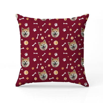 Dog Face - Personalized Birthday or Christmas gift For Dog Lovers - Custom Pillow - MyMindfulGifts