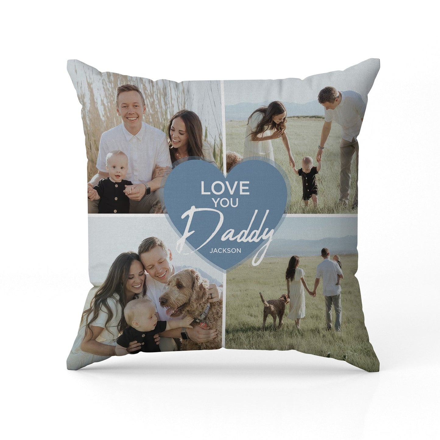 Love You Daddy - Personalized Father's Day, Birthday, Valentine's Day or Christmas gift For Dad - Custom Pillow - MyMindfulGifts