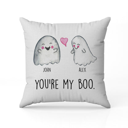 You're My Boo - Personalized Anniversary, Valentine's Day or Halloween gift for Boyfriend or Girlfriend - Custom Pillow - MyMindfulGifts