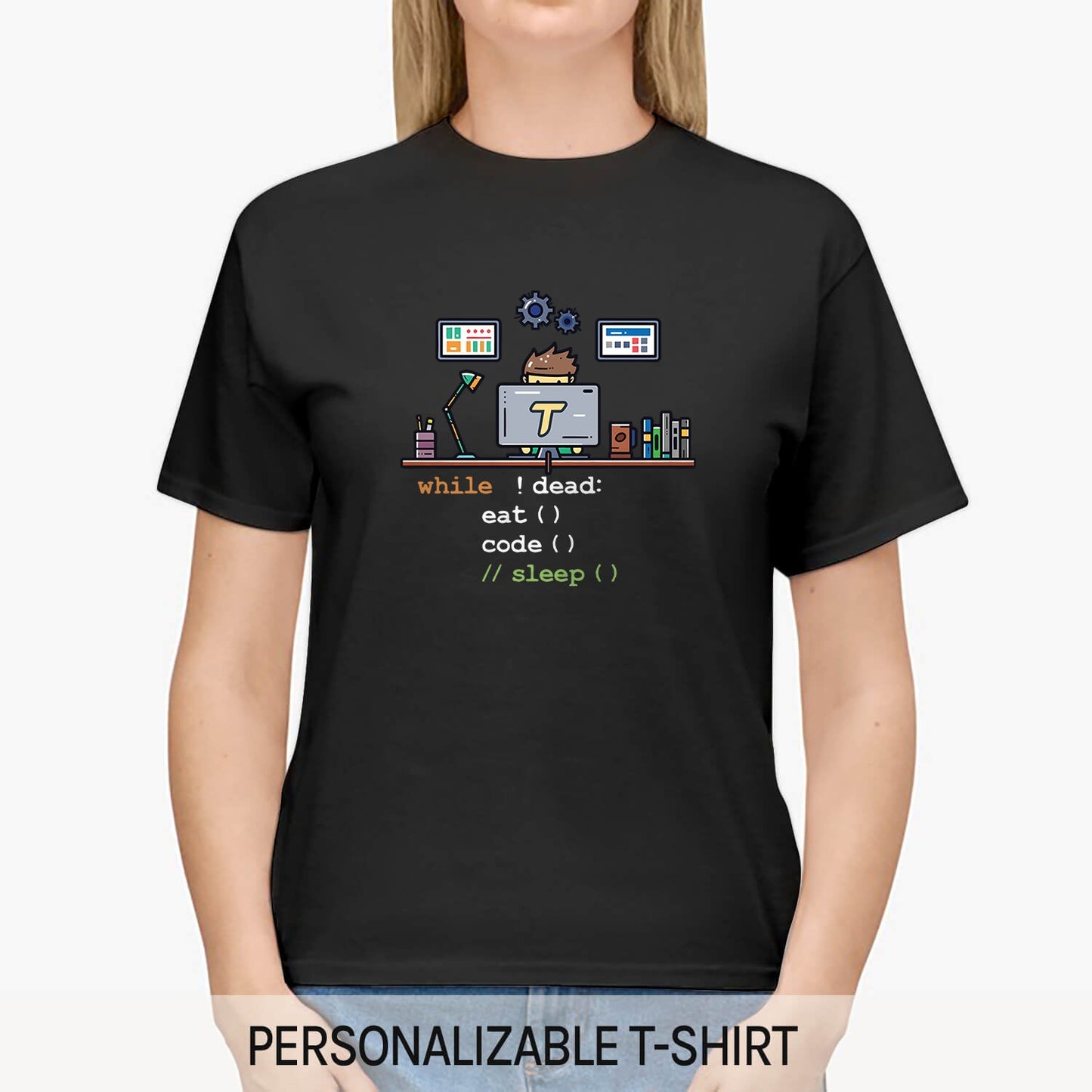 My Code - Personalized Birthday gift for Software Engineer - Custom Tshirt - MyMindfulGifts