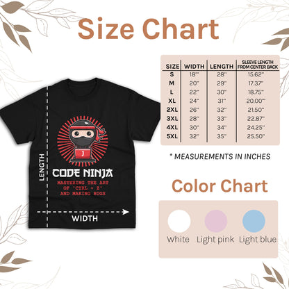 Code Ninja - Personalized All occasions gift for Software Engineer - Custom Tshirt - MyMindfulGifts