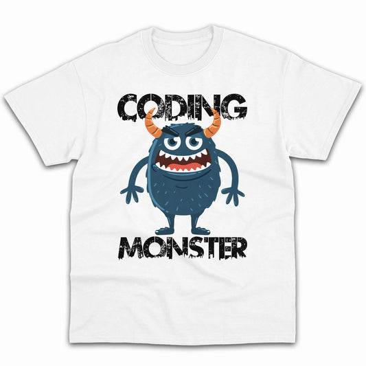 Coding Monster - Personalized Birthday gift for Software Engineer - Custom Tshirt - MyMindfulGifts