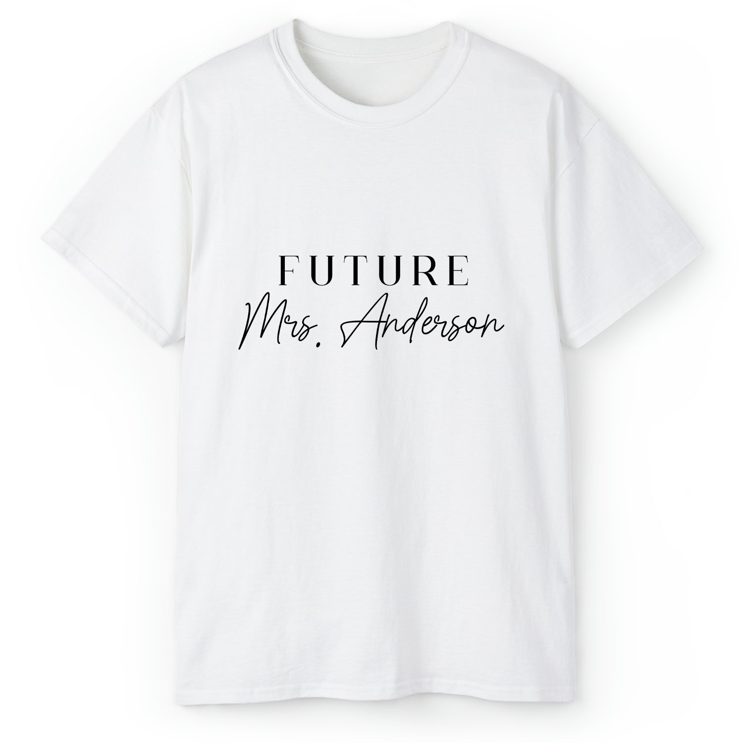 Future Mrs. - Personalized Birthday, Engagement, Valentine's Day or Christmas gift For Fiance - Custom Tshirt - MyMindfulGifts