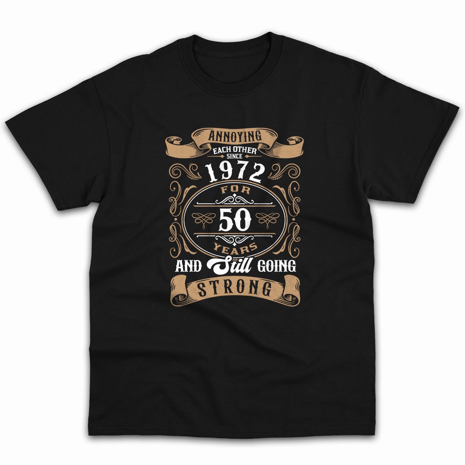 Annoying Each Other For 50 Years - Personalized 50 Year Anniversary gift for Husband or Wife - Custom Tshirt - MyMindfulGifts