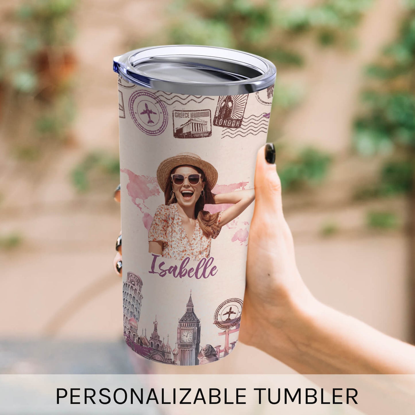 Happy 24th Birthday - Personalized 24th Birthday gift For 24 Year Old - Custom Tumbler - MyMindfulGifts