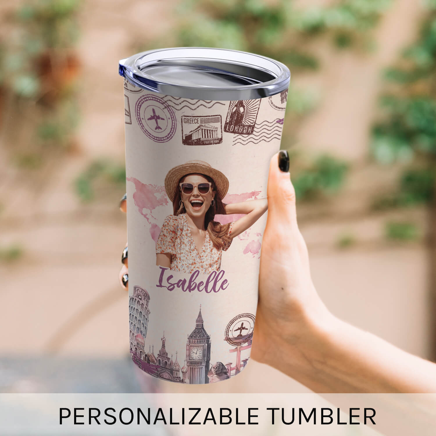 Happy 24th Birthday - Personalized 24th Birthday gift For 24 Year Old - Custom Tumbler - MyMindfulGifts