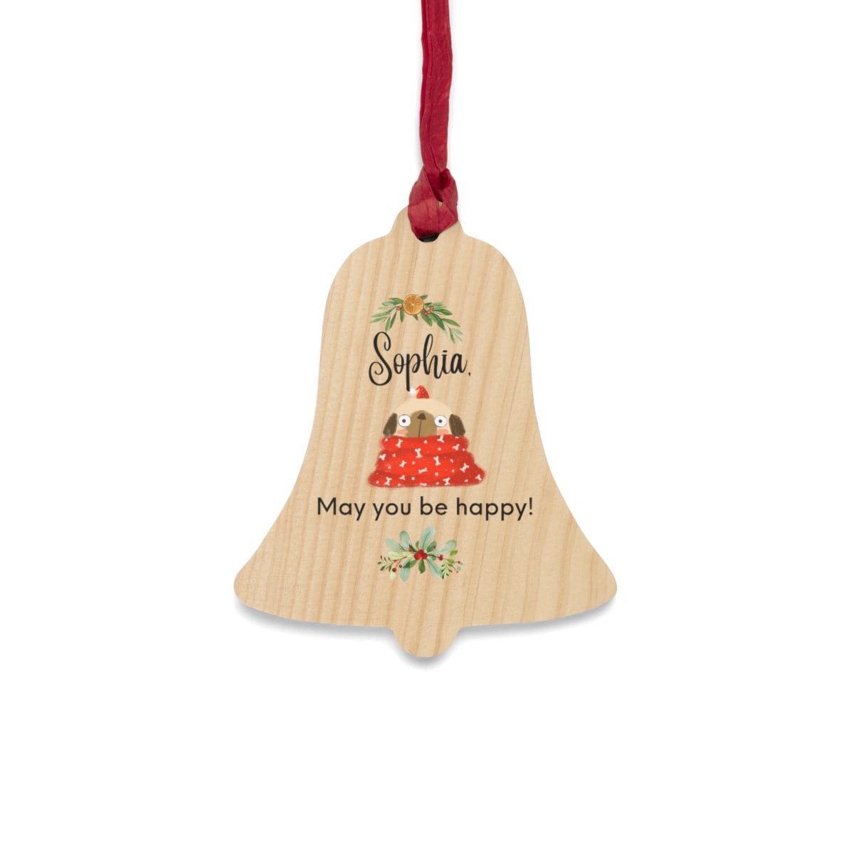 Personalized Wooden Christmas Ornaments, Custom Ornaments, Personalized Thoughtful gift