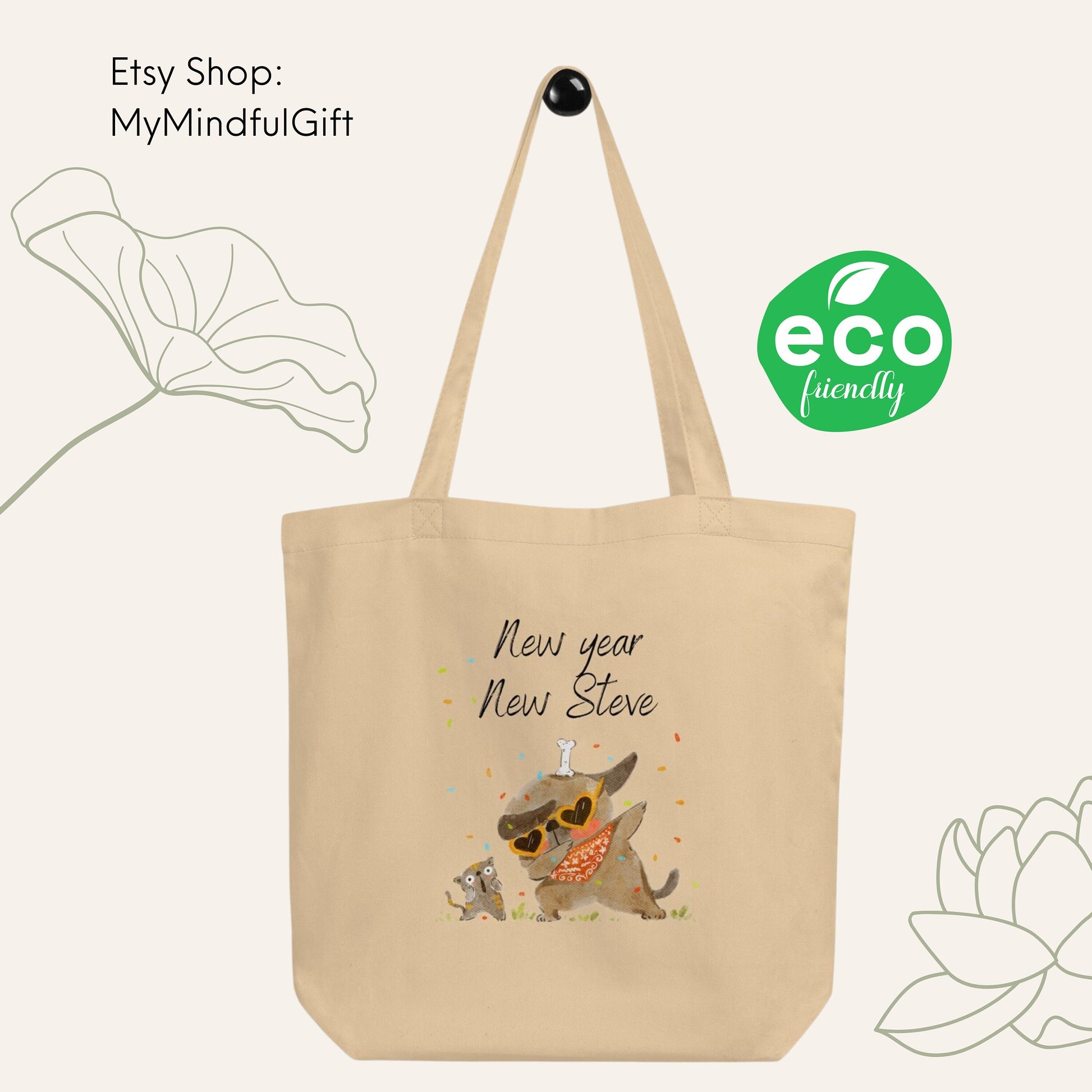 Canvas Bags Personalized Tote Bags Custom Canvas Bag, Mindfulness